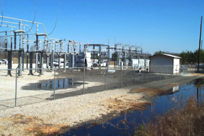 Transformer Explosion Cleanup at Substation - Surface Oil and Saturated Soils Above Grounding Grid Excavated 