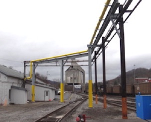 Overhead Pipe Supports & Split Cassing Installed at West Virginia Yard