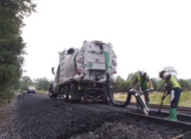 Removing Coal from Track Ballast Atlanta Georgia