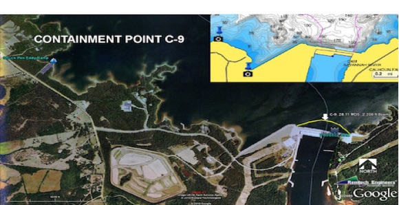 Digital GPS Mapping Spill Deployment Plan for
27,000-acre Watershed for Major Power Plant on Savannah River Augusta Georgia