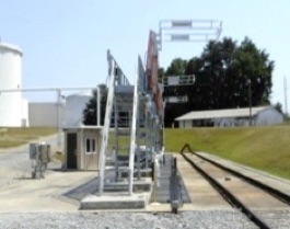 Remtech Ethanol Railcar Unloading Rack with Spill Containment Doraville Georgia