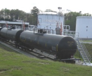Ethanol Railcar Unloading Rack with Secondary Containment Atlanta Georgia